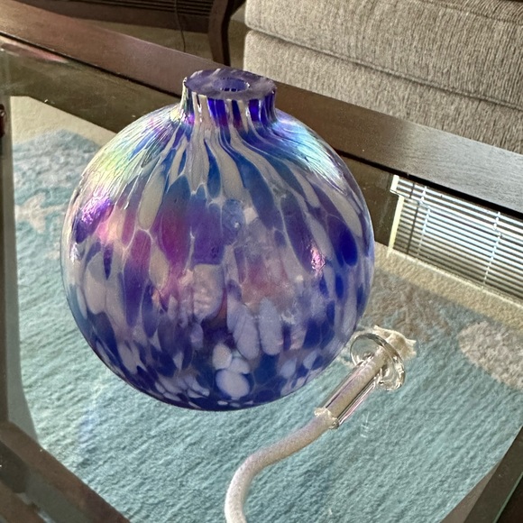 NEW - Pottery Barn Glass Global Oil Lamp - Picture 2 of 5